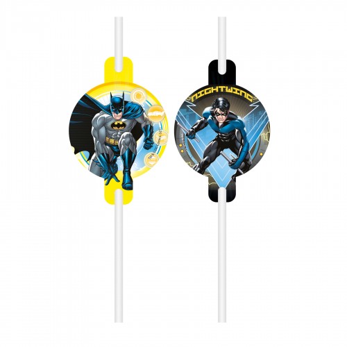Καλαμάκια Με Φιγούρες Batman 