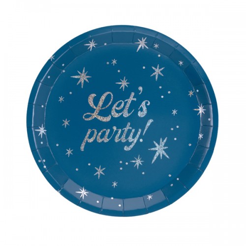 Χάρτινα Πιάτα Let's party PartyDeco
