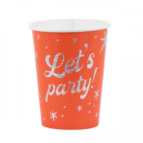 Χάρτινα Ποτήρια Let's party PartyDeco