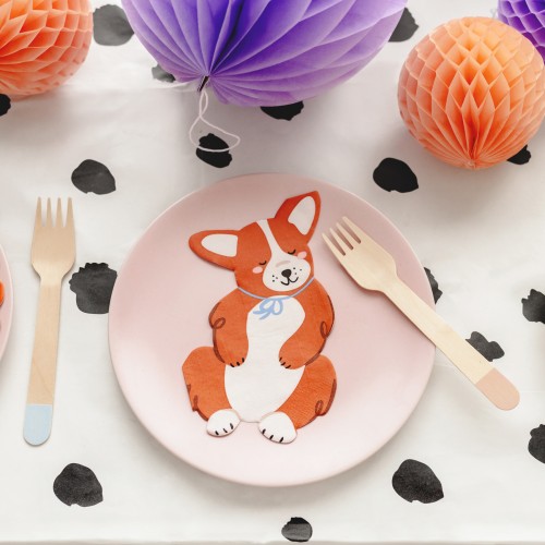 Χαρτοπετσέτες Σκυλάκι Corgi