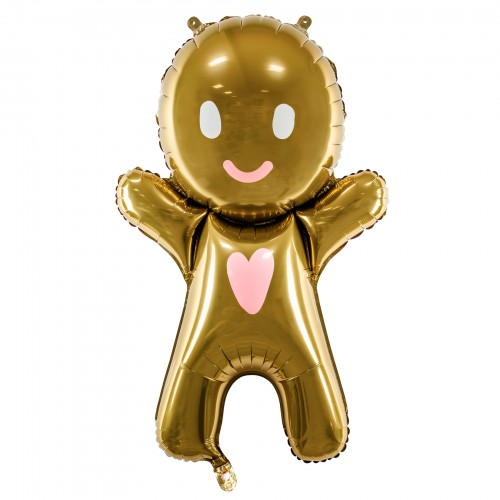 Μεταλλικό Μπαλόνι Gingerbread Man PartyDeco