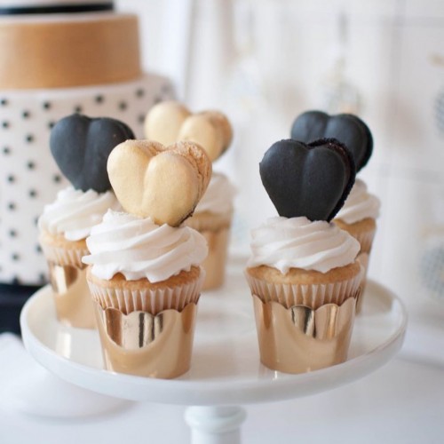 Κυπελάκια Χρυσά Με Καραμελόχαρτο