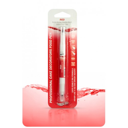 Διπλός Μαρκαδόρος Τροφίμων - Κόκκινο