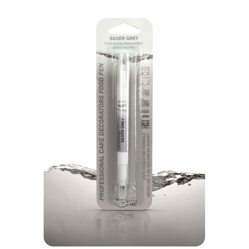 Διπλός Μαρκαδόρος Τροφίμων - Ασημογκρί