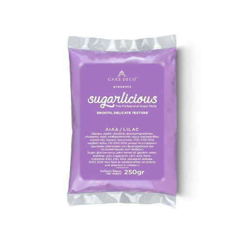 Ζαχαρόπαστα Sugarlicious Λιλά 250gr