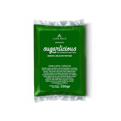 Ζαχαρόπαστα Sugarlicious Πράσινο Γρασιδιού 250gr