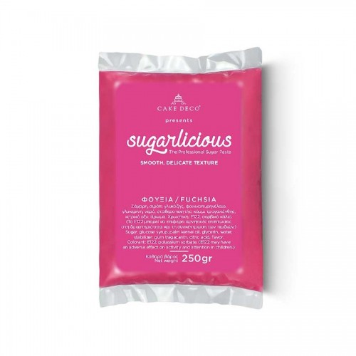 Ζαχαρόπαστα Sugarlicious Φούξια 250gr