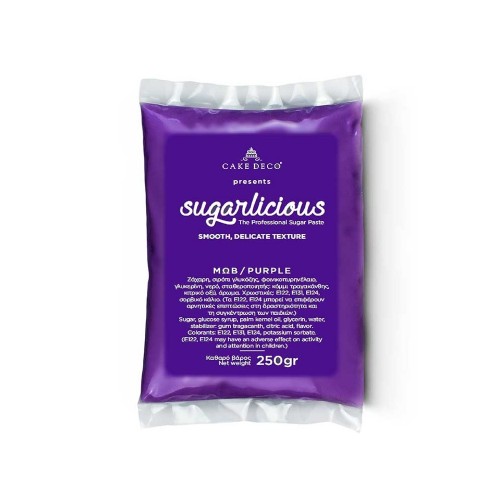 Ζαχαρόπαστα Sugarlicious Μωβ 250gr