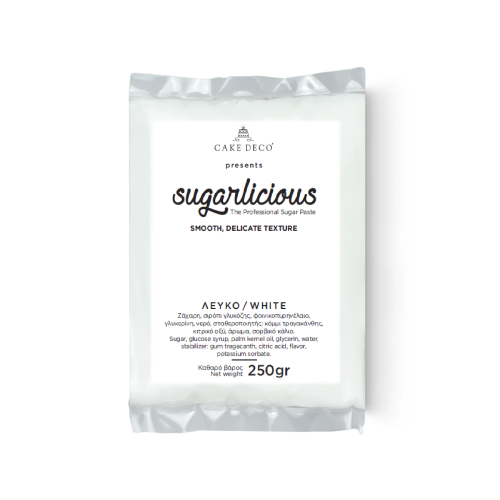 Ζαχαρόπαστα Sugarlicious Λευκό 250gr